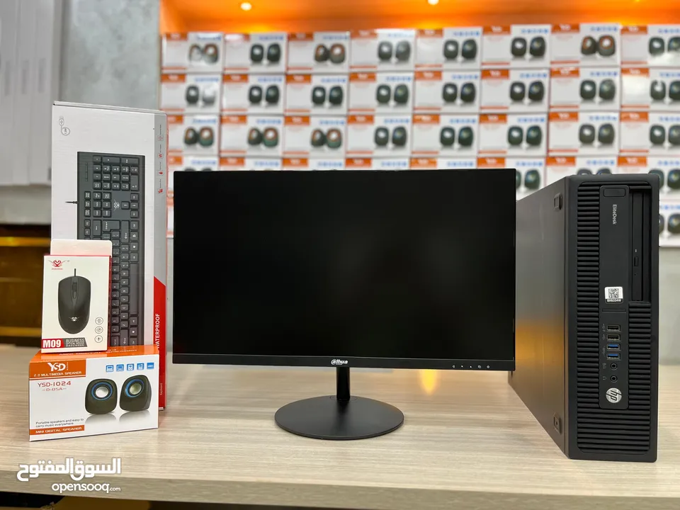 أجهزة كمبيوتر كامله RAM 16GB مع شاشة جديده  حرقنا الأسعار