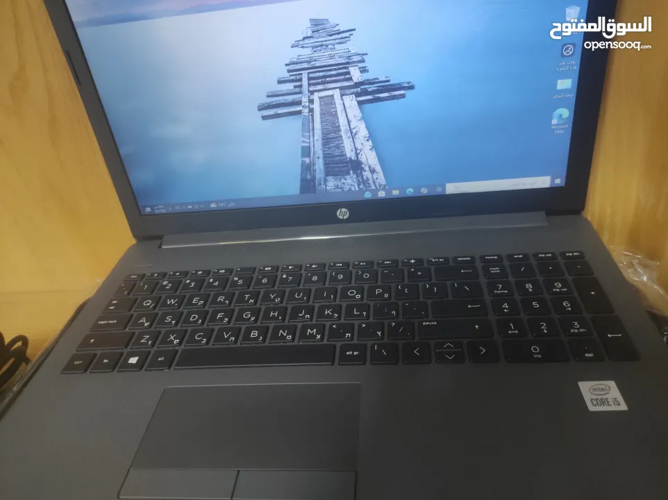لابتوب hp اي فايف الجيل العاشر شبه جديد فقط 750 شيكل