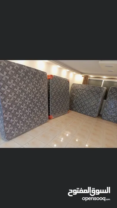 عروض نار على فرشات الزنبرك المجوز فقط 50دينار  170*190*25 200*180*25 قماش جاكار تركي مبطن