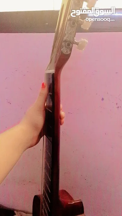 جيتار تعليمي مع ريشه