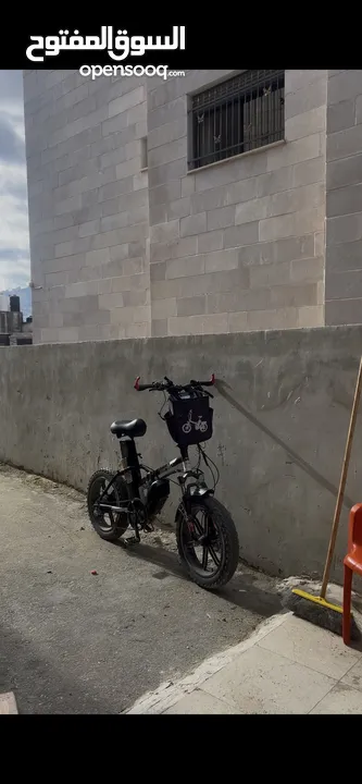 بسكليت كهرباء عجل عريض