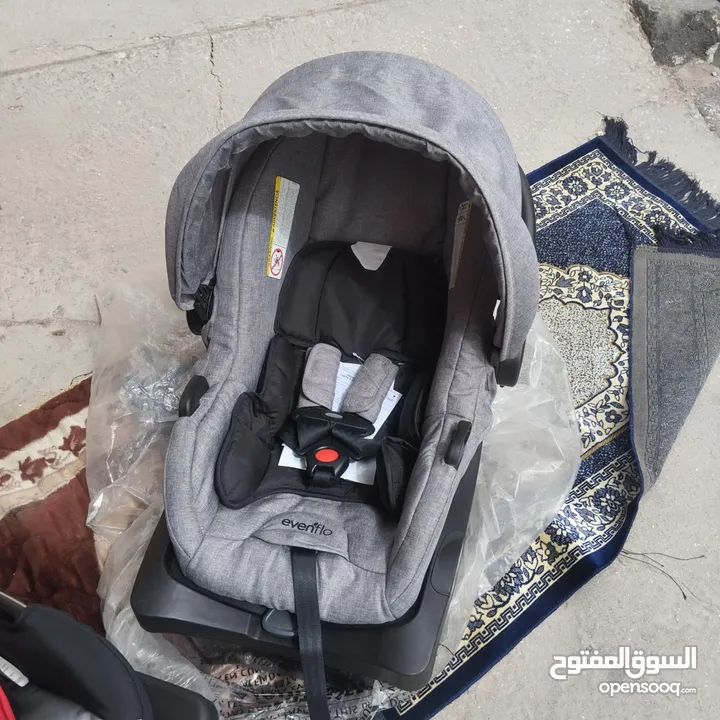 كارسيت للسياره ماركة Evenflo وارد امريكا جديد بالليبل