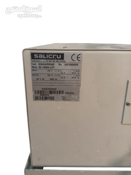اجهزة تنظيم كهرباء 10000 وات صناعه اسبانيه (voltage regulator) شبه جديد