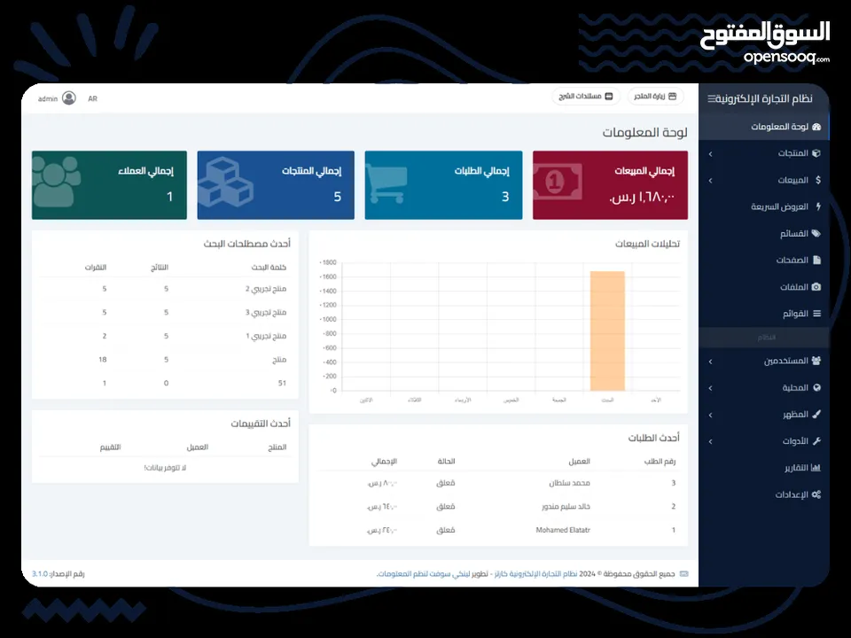 برنامج المحاسبه لإدارة النشاط التجاري POS