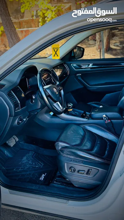 Skoda Kodiak   190 hp  4x4 AWD فحص نخب  إمكانية البيع دفعة وشيكات.