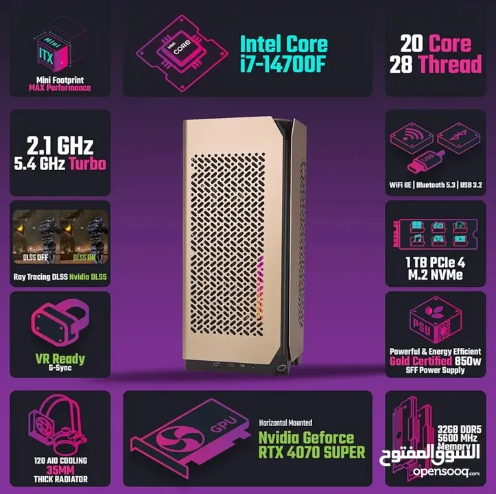 ميني بيسي Mini pc cooler master ITX