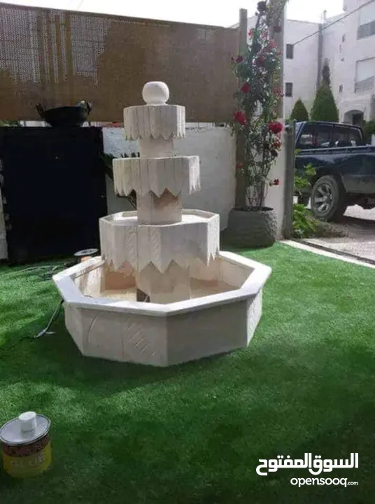 سناسل وديكورات حجر نوافير وشلالات العنوان المفرق
