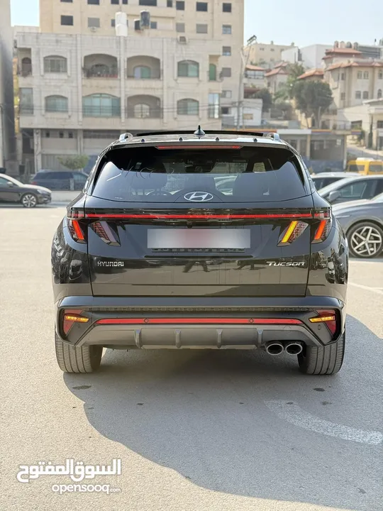 هونداي توسان NLine ترخيص 2022 محرك 1600 هايبرد plug in/يقطع على الشحنه 65 كيلو متر 271 حصان