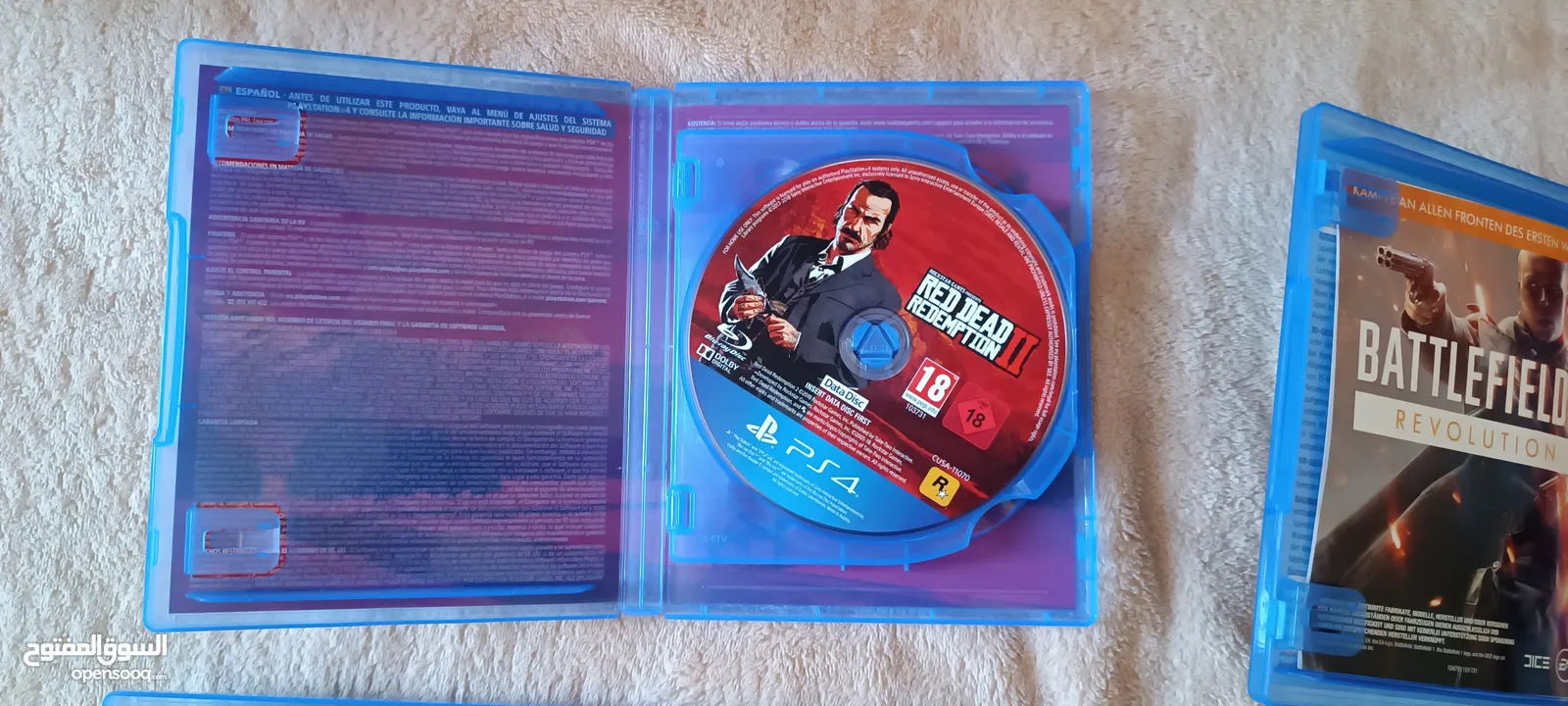 Battlefield V, Red Dead Redemption II, Assasins creeds odyssey, Steep, GW2