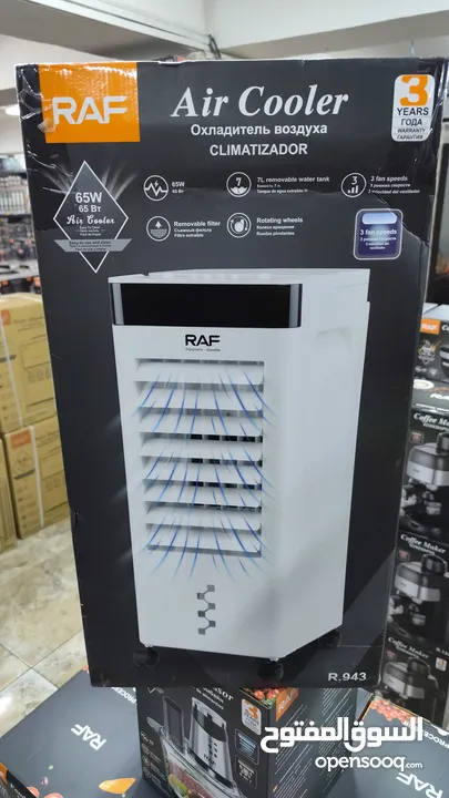 مكيف صحراوي MINI ماركة RAF العالمية  فلتر  صحي  للمكاتب وغرف النوم سهل التنقل صغير  الحجم