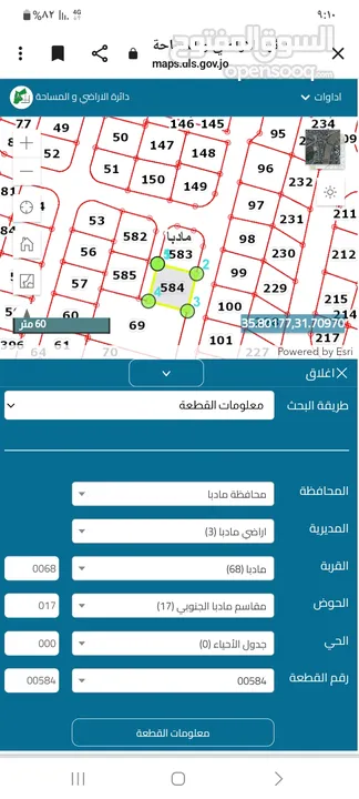 أرض وسط مادبا للبيع بسعر مغري