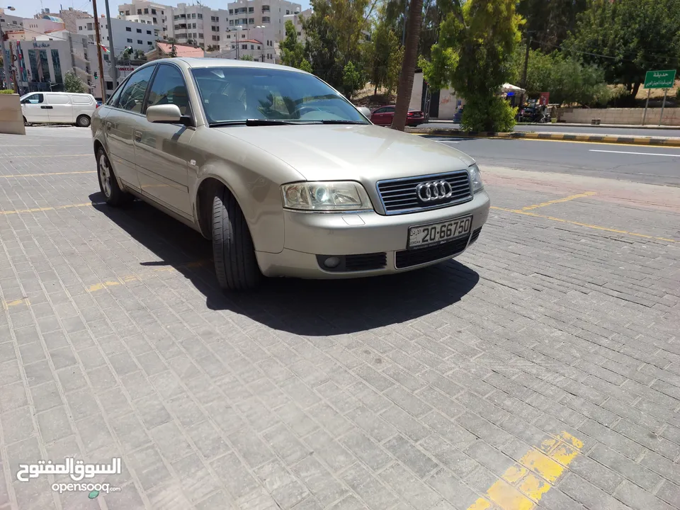 اودي A6 1.8T موديل 2004، فحص 4 جيد، بحالة ممتازة، للبيع