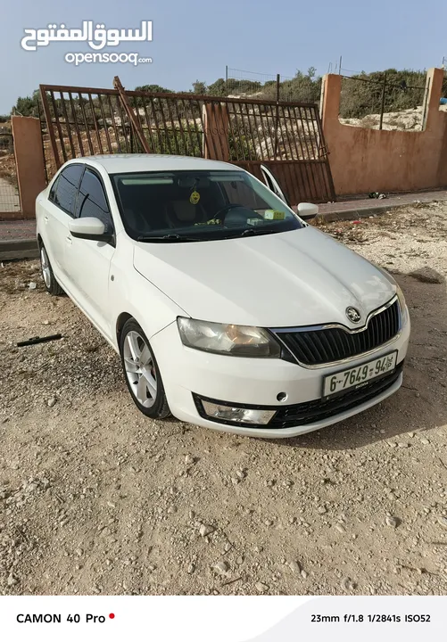 سكودا رابيد 2014  اصل برايفت