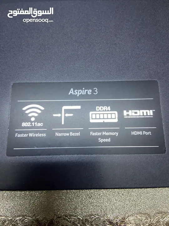 Acer aspire 3 جهاز مستعمل على لخفيف تسكيره الشركة مركبله ssd