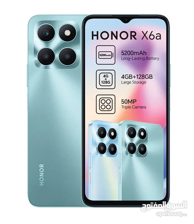 هونر X6a مساحة 128 جيبي والرام 4 جيبي للبيع بسعر رخيص