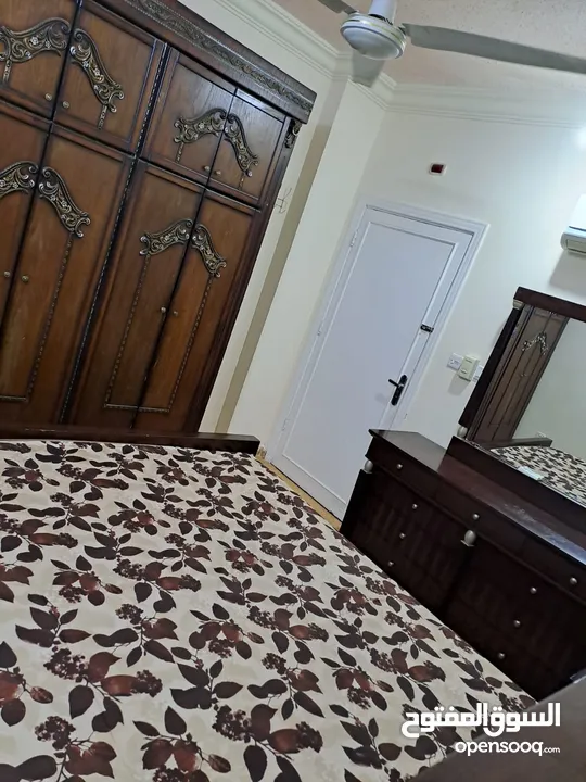 flat for rent area 3 3 room  2 bed room  floor 1  مفروشة شقة للإيجار السكنيه الثالثه