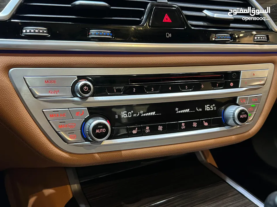 BMW 740Le 2017 وارد شركه ابو خضر مالك اول فل كامل اعلى تصنيف فحص كامل بحاله الوكاله