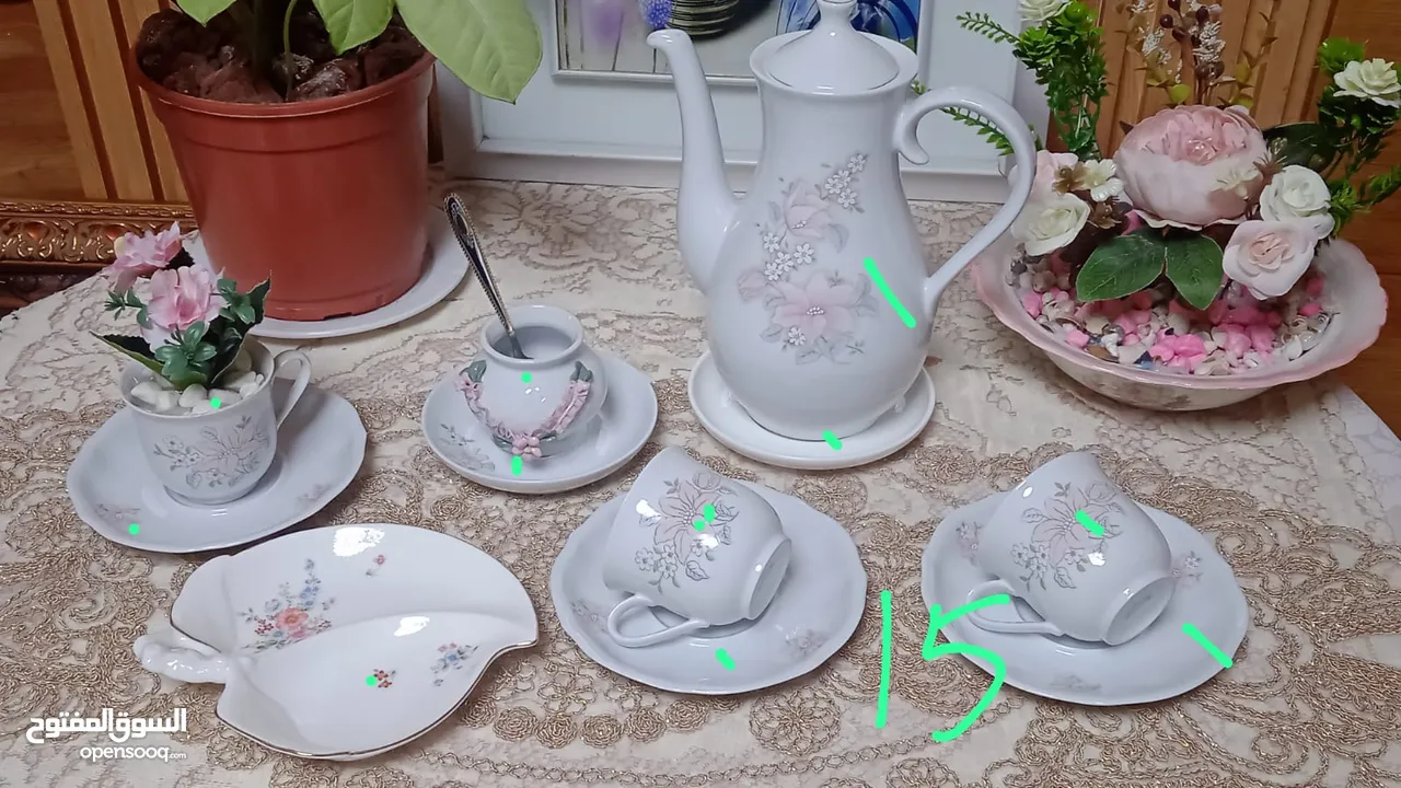 اطقم سفرة لضيافة عصرية #بورسلان