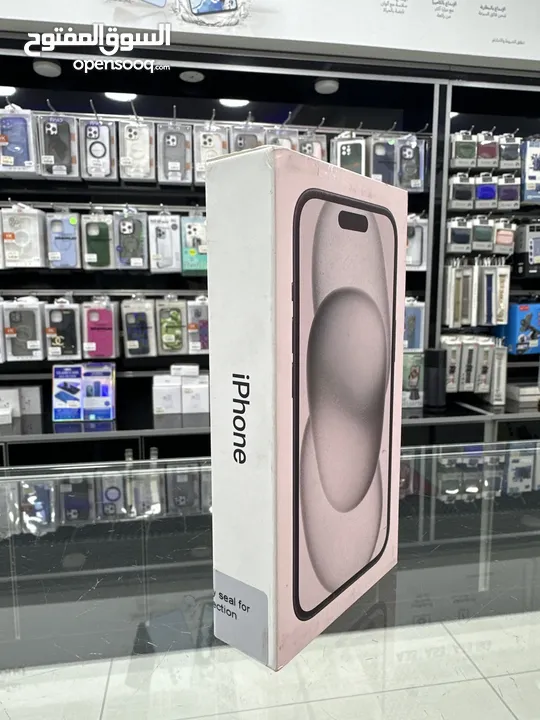 Iphone 15 (128GB)  ايفون 15 وارد هندي كفالة الوكيل الرسمي