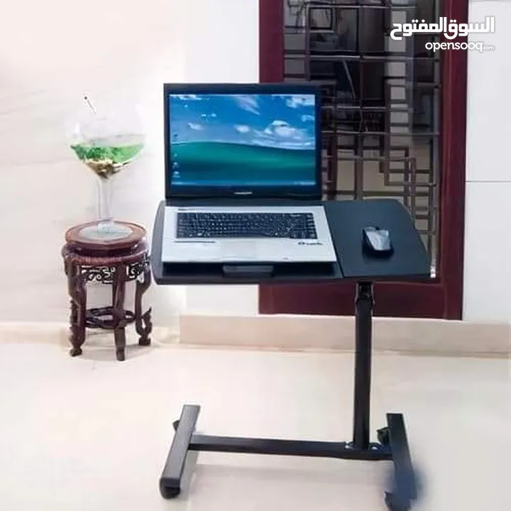 طاولات الاكل او الدراسة أو ستاند لاب توب ... طاولة كبار السن للاكل