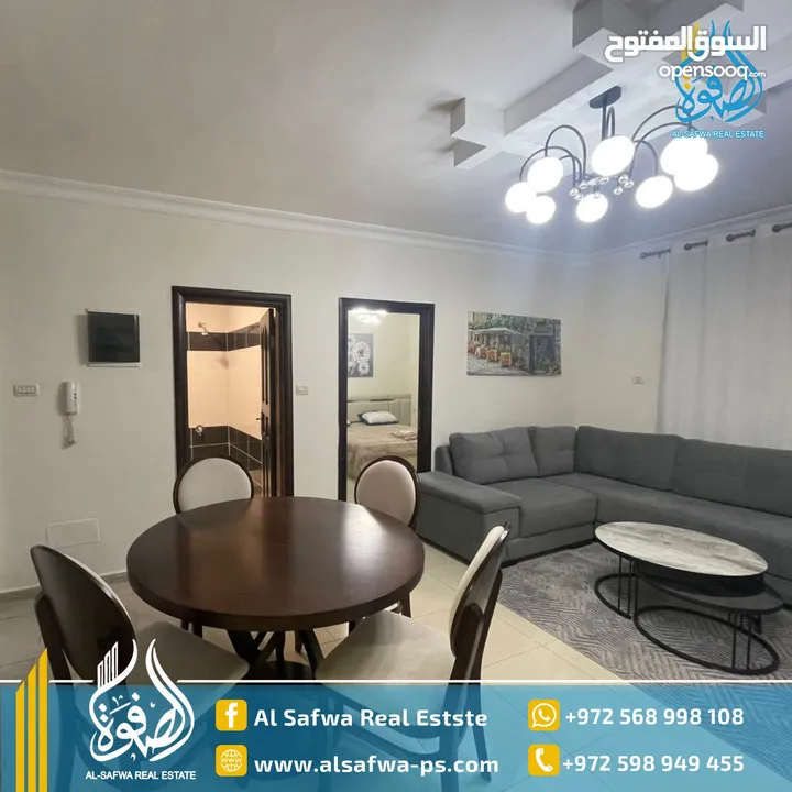 روف مميز مفروش للايجار ب ارقى أحياء الماصيون مع ترس ضخم