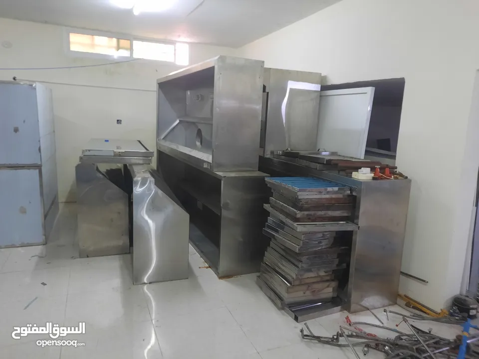 البيع ادوات المطاعم او المقاهي مستعمل أو جديدة  Rasturant equipment for sale used and new