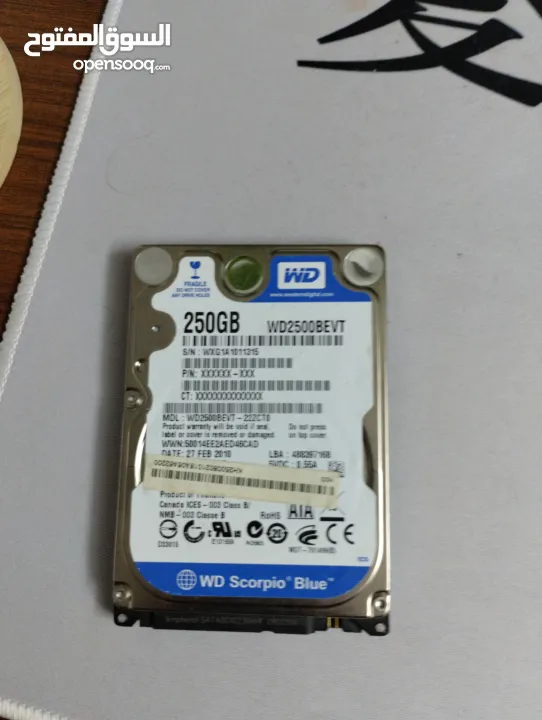 هارد دسكhdd مستعمل 250