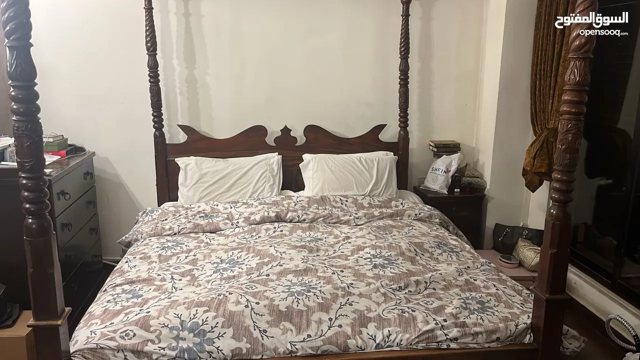 غرفة نوم خشب هندي سوليد