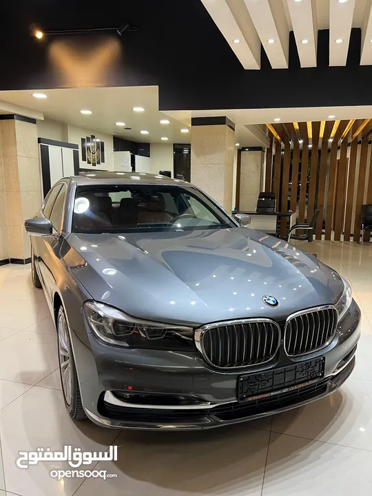 BMW 740Le 2017 وارد شركه ابو خضر مالك اول فل كامل اعلى تصنيف فحص كامل بحاله الوكاله