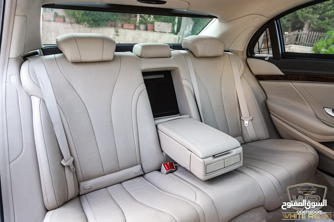 Mercedes S400 2015   السيارة وارد الشركة و قطعت مسافة 111,000 كيلو متر