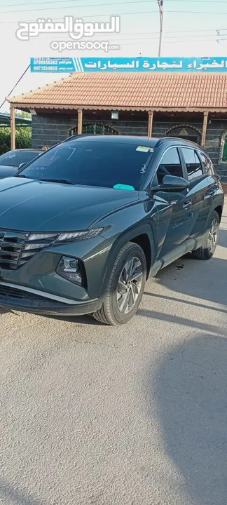 Hyundai Tucson hybrid 2021  هيونداي توسان هايبرد 2021  . وارد كوريا الجنوبية  . فحص 7 جيد -