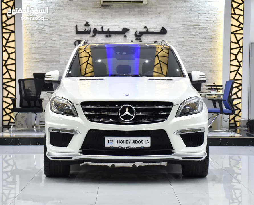 Mercedes Benz ML63 AMG ( 2015 Model ) in White Color GCC Specs