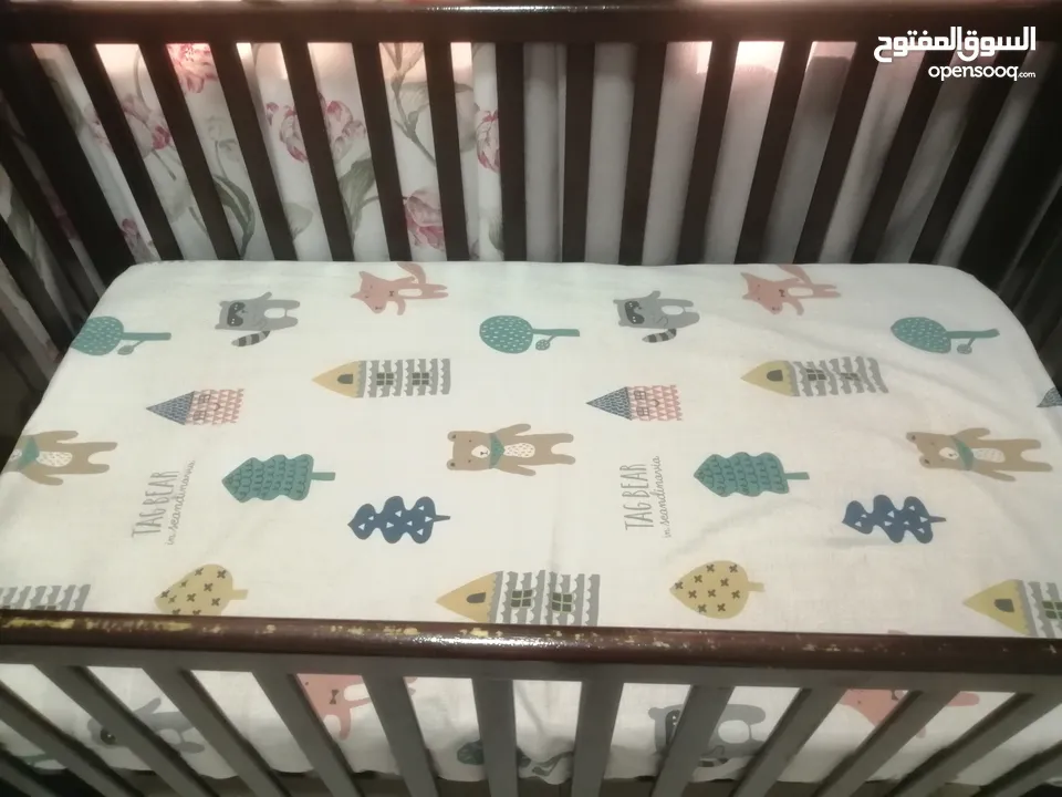 Baby Cot - Wooden for Sale