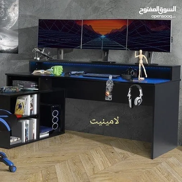 تشكيلة طاولات للعمل والدراسة تناسب الجميع مع إمكانية اختيار اللون والقياس حسب الطلب