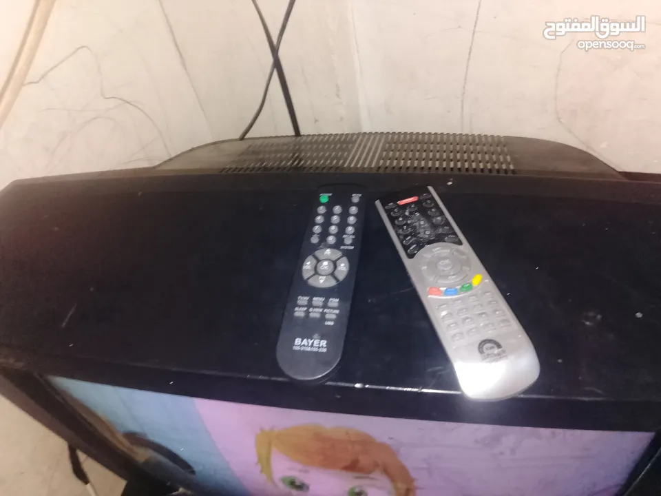 تلفزيون عادي 48 انش نضيف غير مصلح نوع LG معه رسيفر جديد كرتونتو موجوده مع ريموند لرسيفر