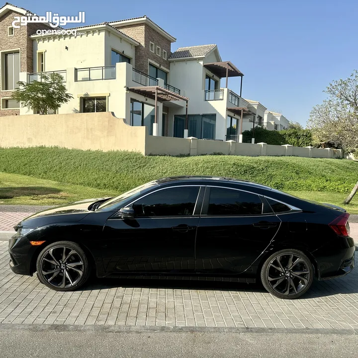 Very good condition Honda Civic Sport 2021 Black 2.0L