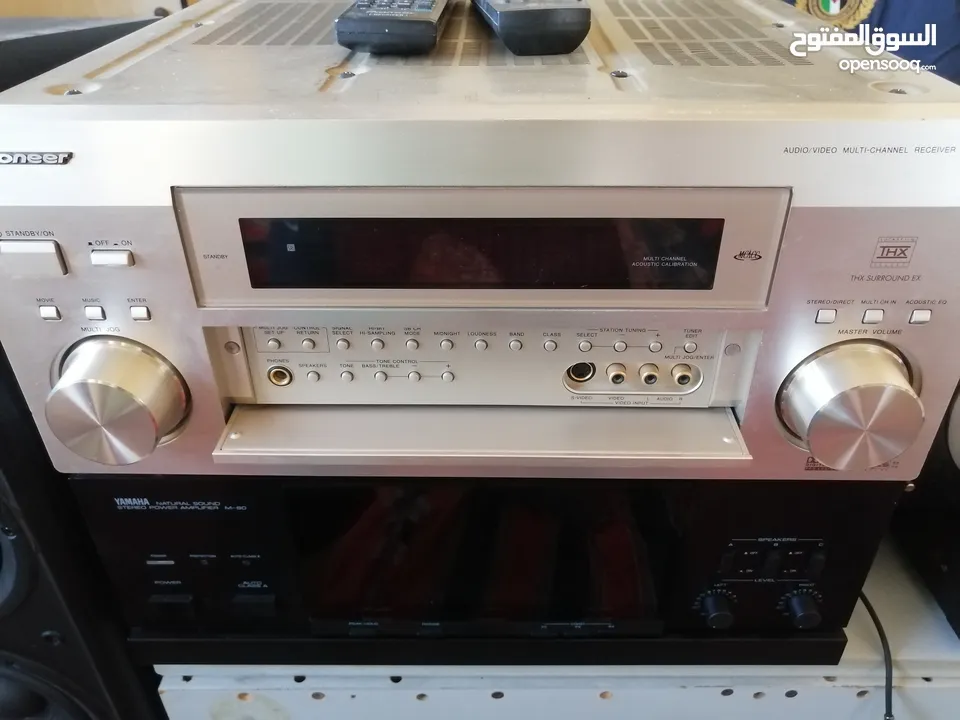 مضخم صوت نوع بايونير مسرح منزلي 7.1 Pioneer model VSX-D1011 نظام مسرح منزلي صوت محيطي