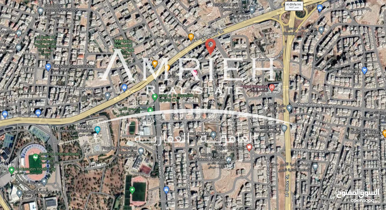 ارض 810 م للبيع في عرجان / بالقرب من فندق النجوم ( ارض مميزه بالعالي )