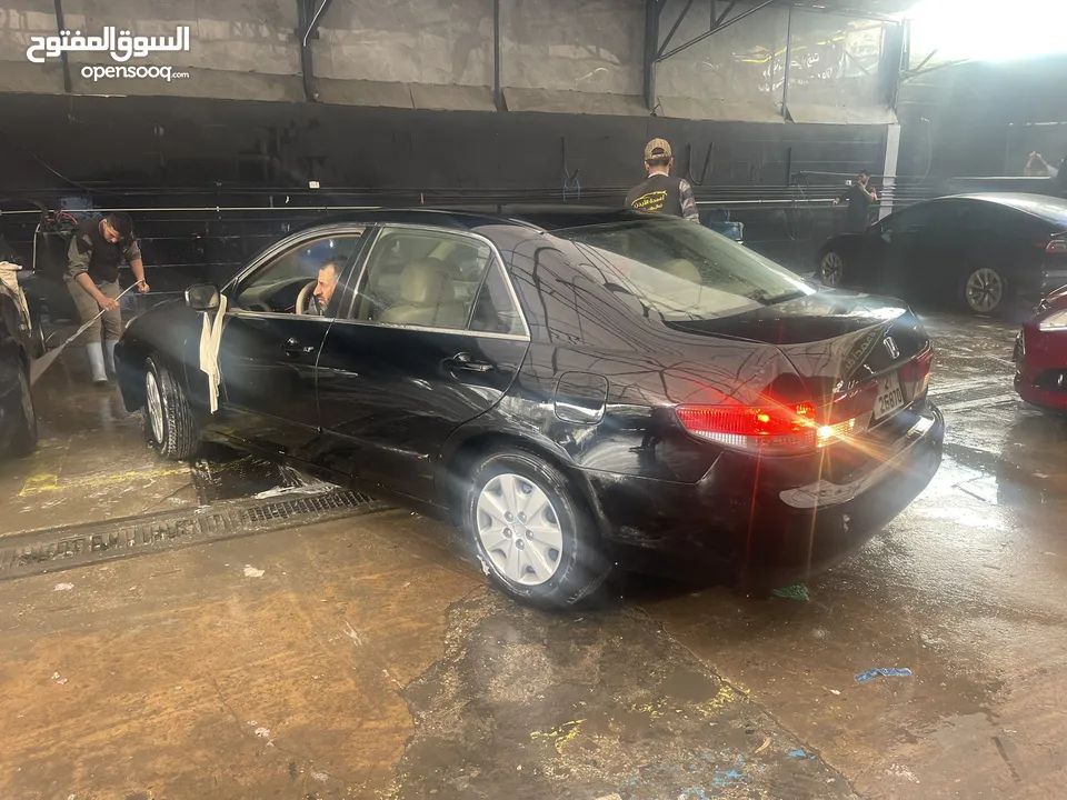 هوندا اكورد 2003 بنزين اصلي صيانة كاملة لون اسود ملوكي بدون حوادث داخل الاردن سعر حررررررررق