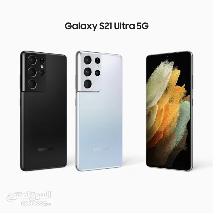 Samsung Galaxy S21 Ultra 5G مستخدم أمريكي نظيف شبه جديد