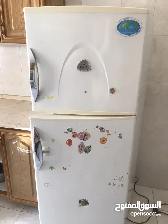 ثلاجة سانيو بحالة جيدة جيدا