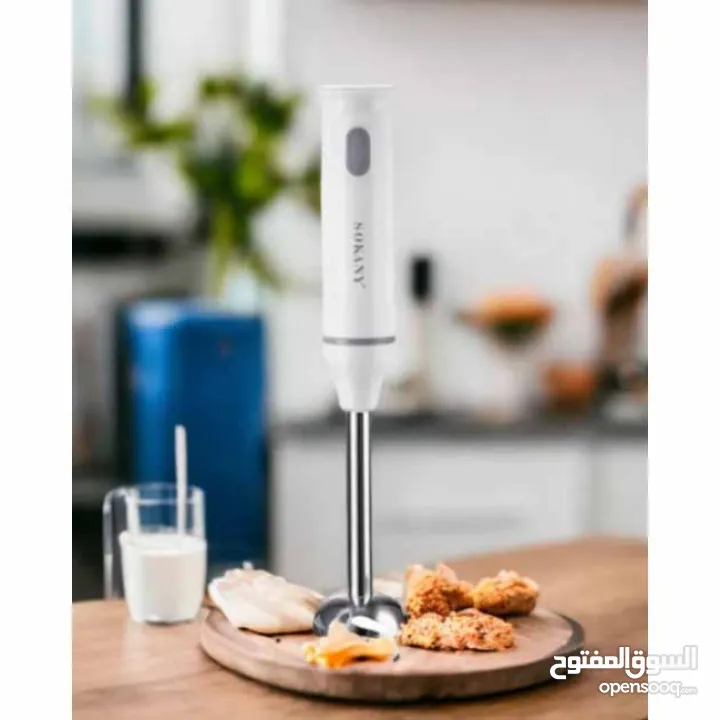 خلاط  يدوي خفاق عامودي كهربائي من Sokany هاند بلندر Hand Blender هراسة ضراب مضرب الطعام