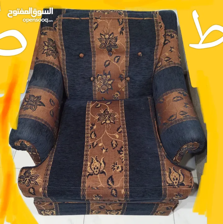 طقم جلوس 7 مقاعد  + فلتر ماء + خزانة زاويه للحمام