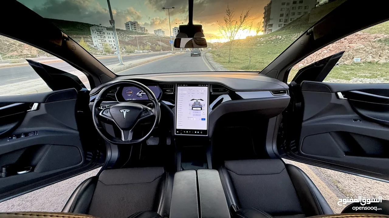 TESLA MODEL X 75D 2018  (تيسلا اكس كرت داخل الوكالة)