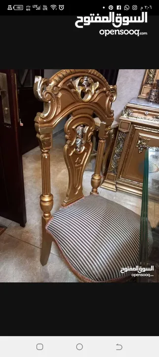 كنب دمياطي خشب أحمر