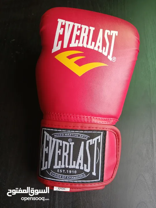 كفوف EVERLAST الأصلية استعمال خفيف جدا جدا بحالة الوكالة للبوكسينغ و الكثيير من الرياضات ...........
