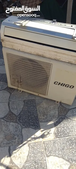 مكيف تشيكو طن ونص بحالا جيده