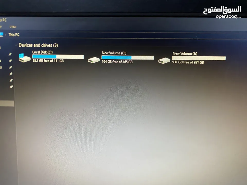 PC مستعمل بحاله جيده جداً