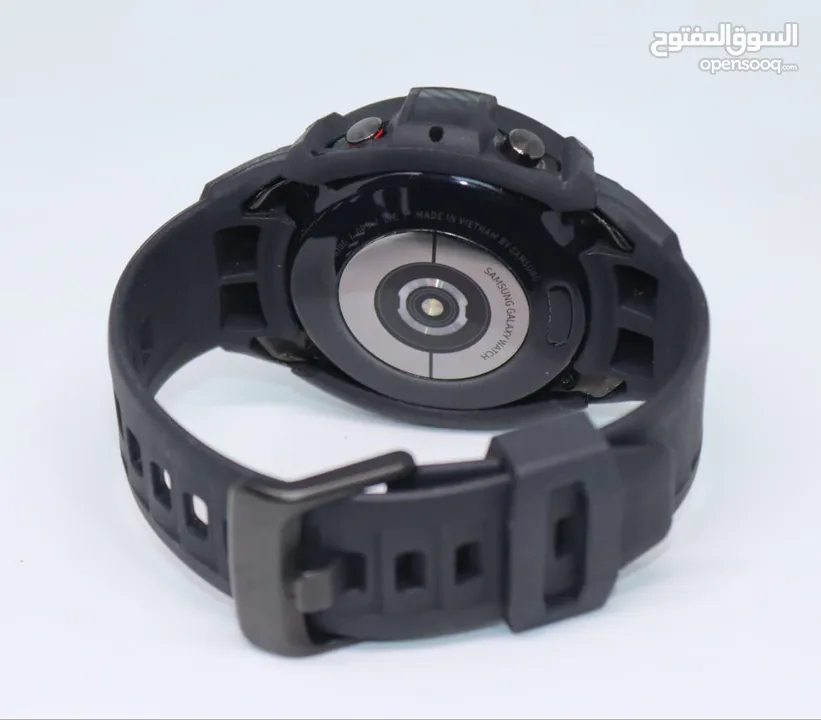 SAMSUNG GALAXY WATCH 3 SIZE .45MM smart watche BLACK SPIGEN RUGGED RUBBER ARMOR SHOCKPROOF CASE