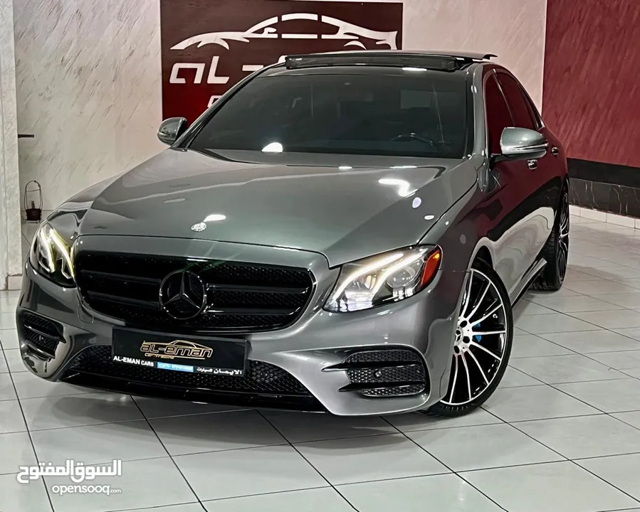 Mercedes Benz E300 2017 AMG Kit Night package مميزة جداً